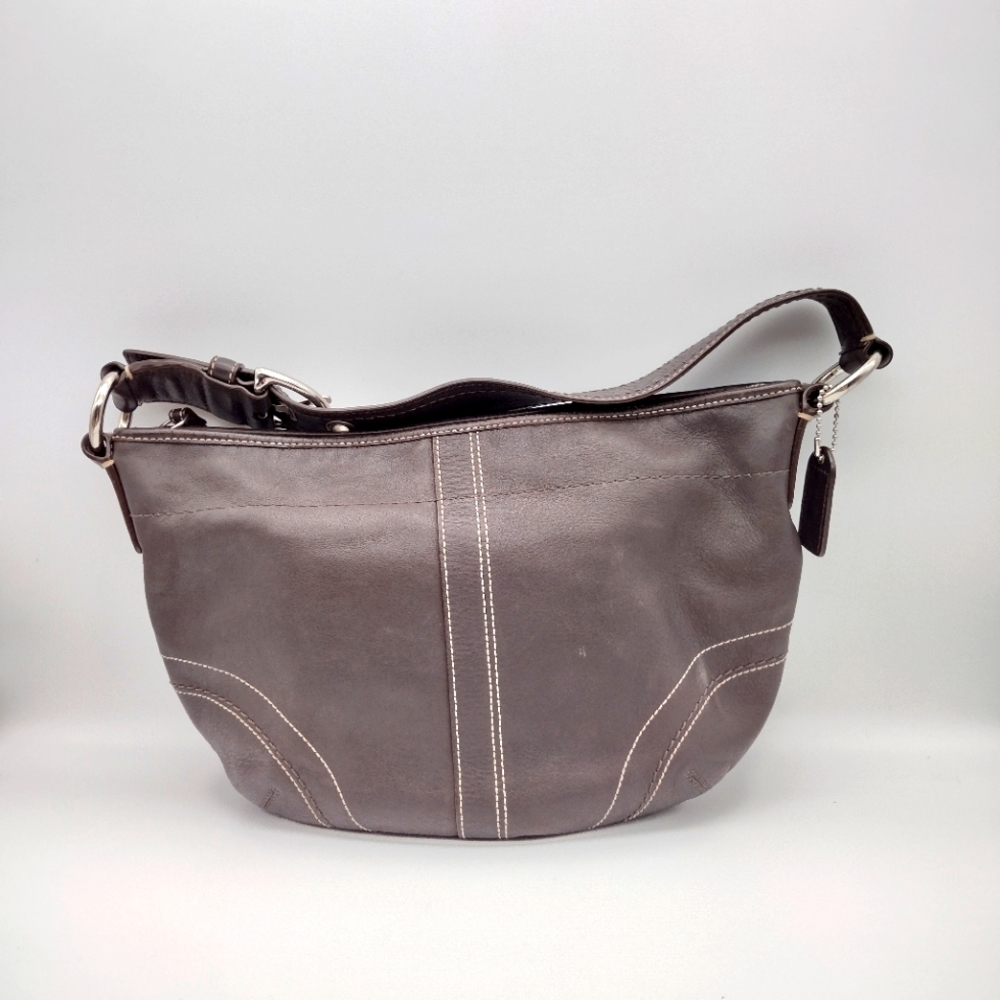 Authentic Coach Brown Leather Shoulderbag Purse